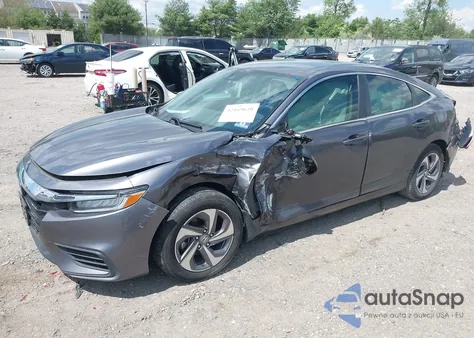 2019 Honda Insight Lx z USA, uszkodzony, nr VIN 19XZE4F16KE011059